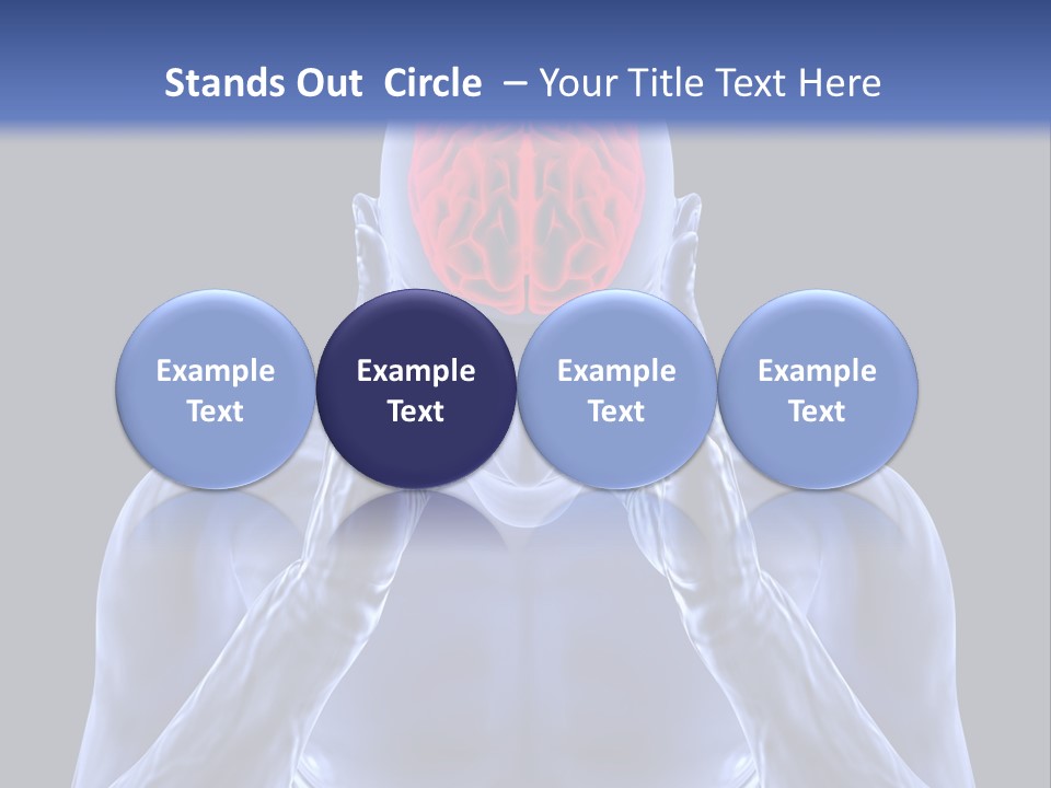 Anatomy Backgrounds Thinking PowerPoint Template