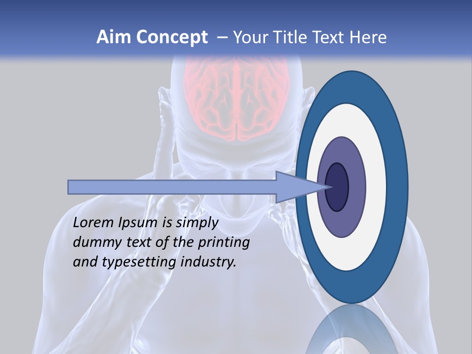 Anatomy Backgrounds Thinking PowerPoint Template