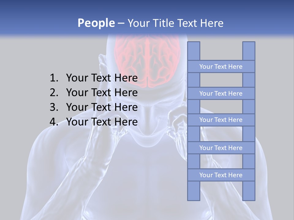 Anatomy Backgrounds Thinking PowerPoint Template