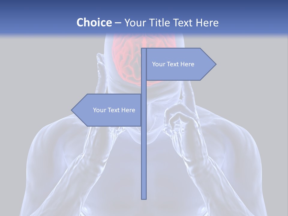 Anatomy Backgrounds Thinking PowerPoint Template