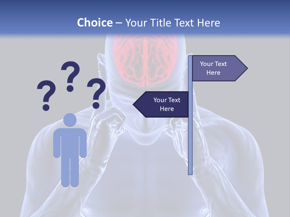 Anatomy Backgrounds Thinking PowerPoint Template