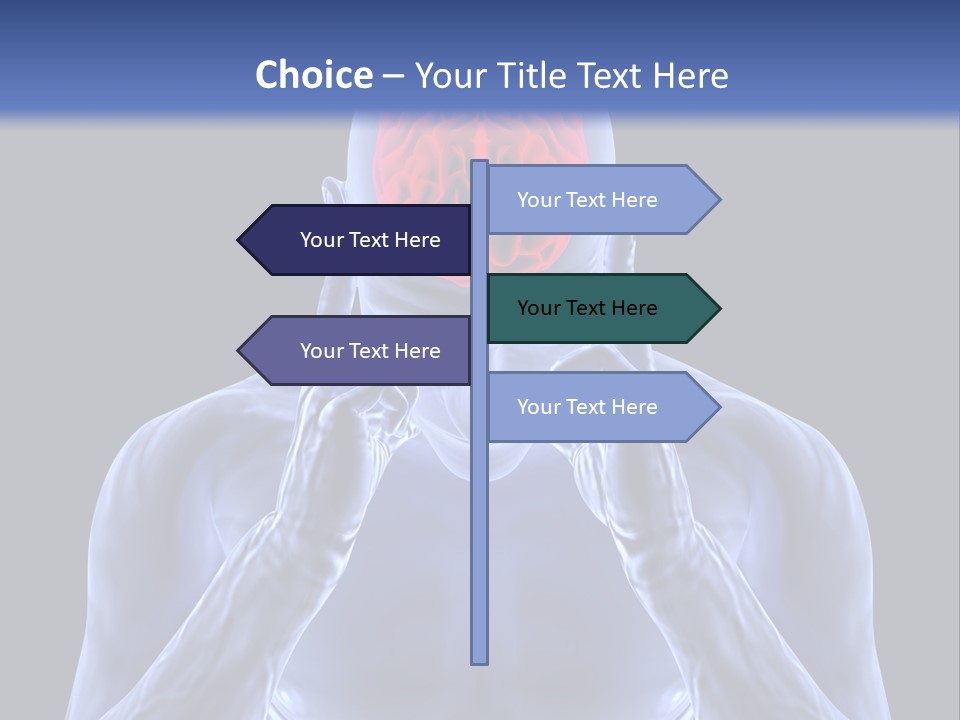 Anatomy Backgrounds Thinking PowerPoint Template