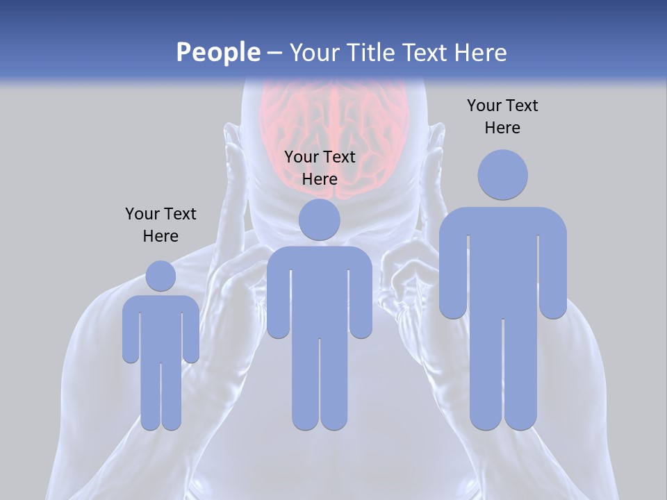 Anatomy Backgrounds Thinking PowerPoint Template