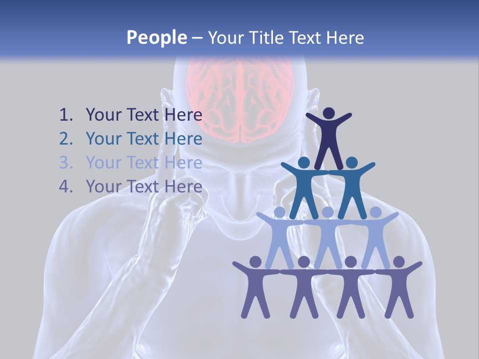 Anatomy Backgrounds Thinking PowerPoint Template