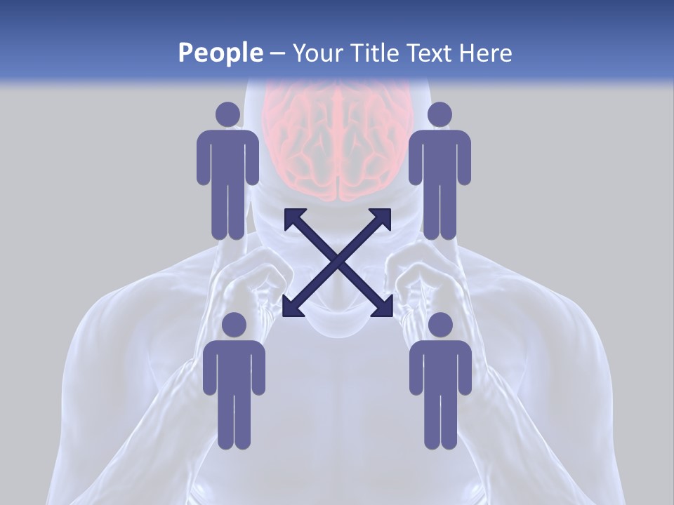 Anatomy Backgrounds Thinking PowerPoint Template