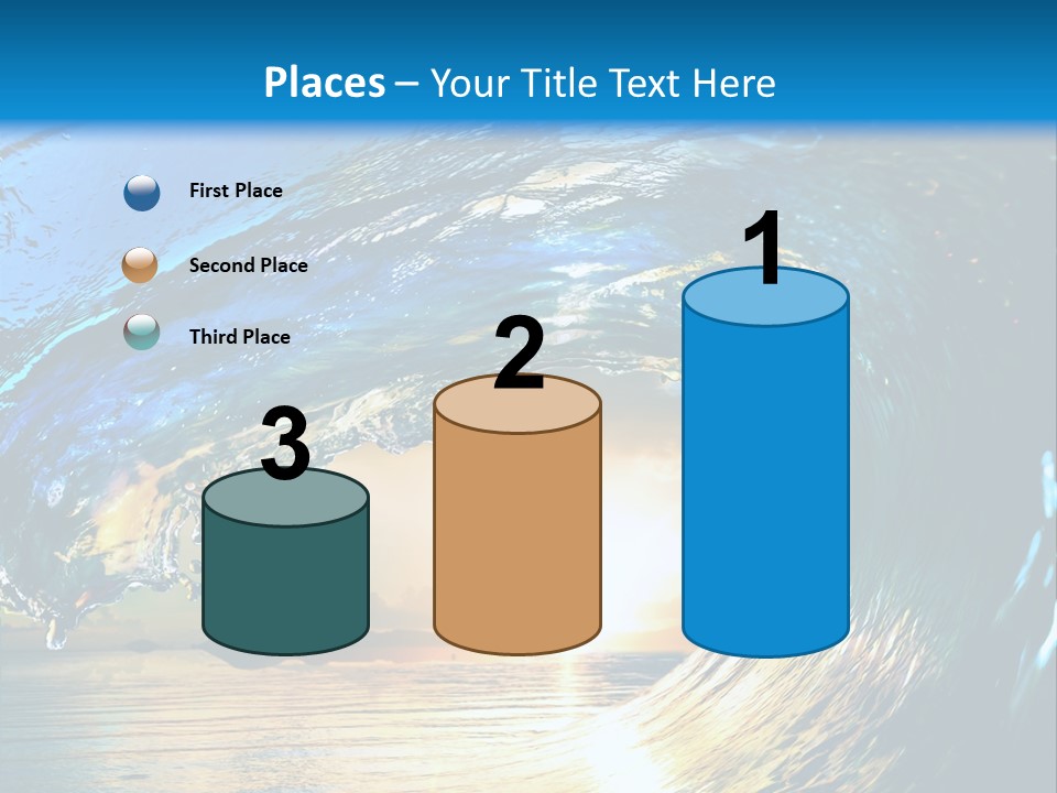 Climate Ripple Reflection PowerPoint Template