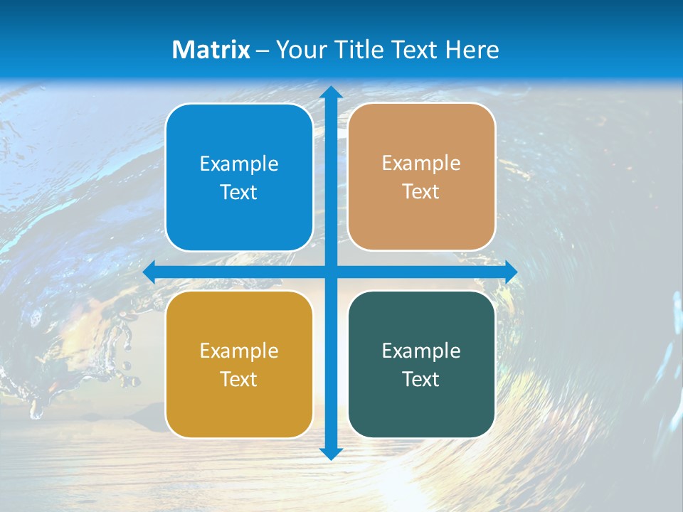 Climate Ripple Reflection PowerPoint Template