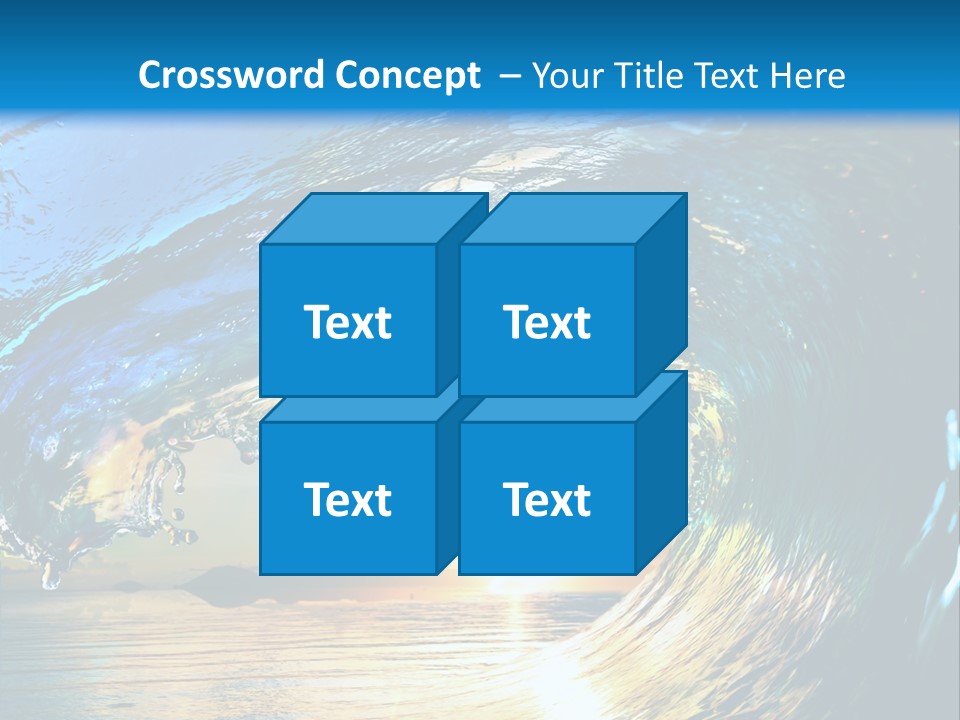Climate Ripple Reflection PowerPoint Template