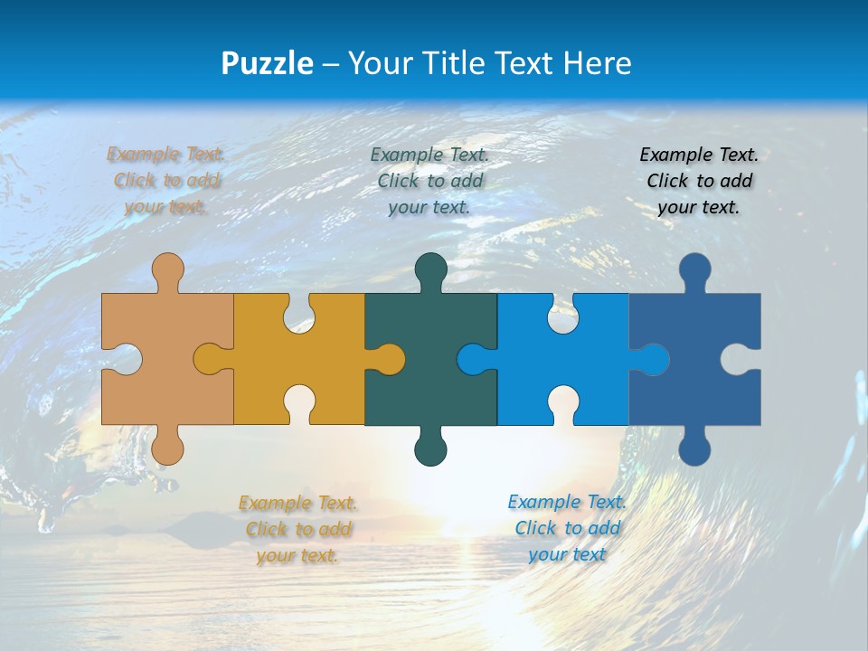 Climate Ripple Reflection PowerPoint Template
