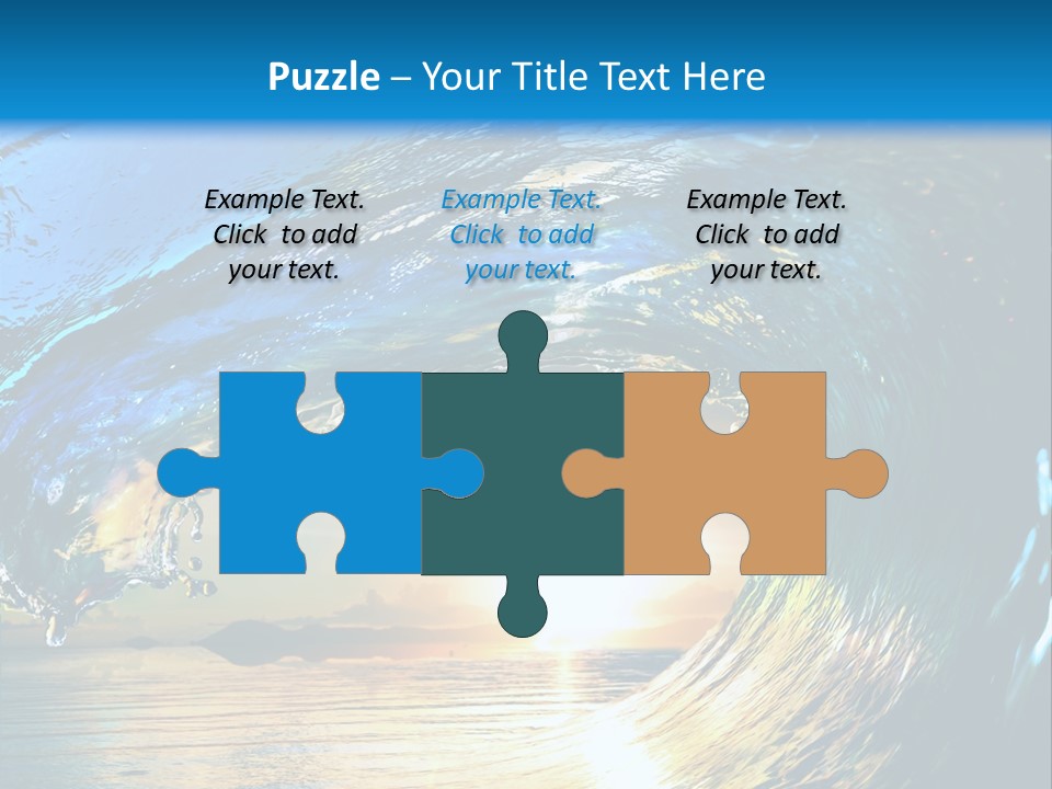 Climate Ripple Reflection PowerPoint Template