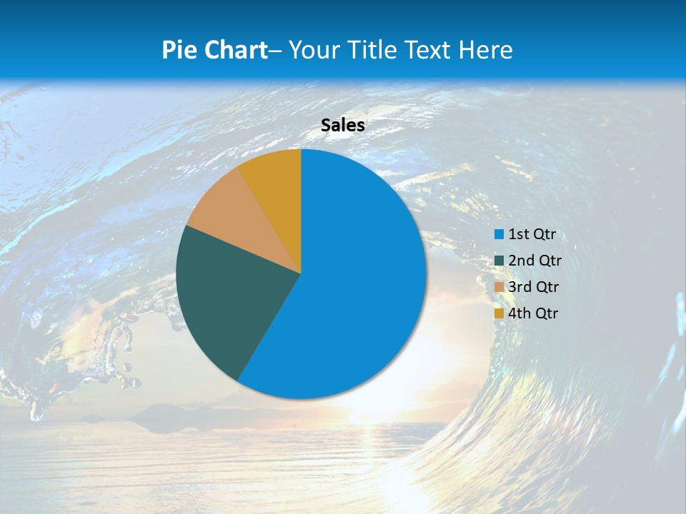 Climate Ripple Reflection PowerPoint Template