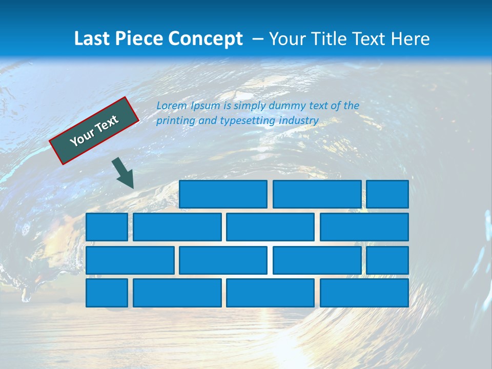 Climate Ripple Reflection PowerPoint Template