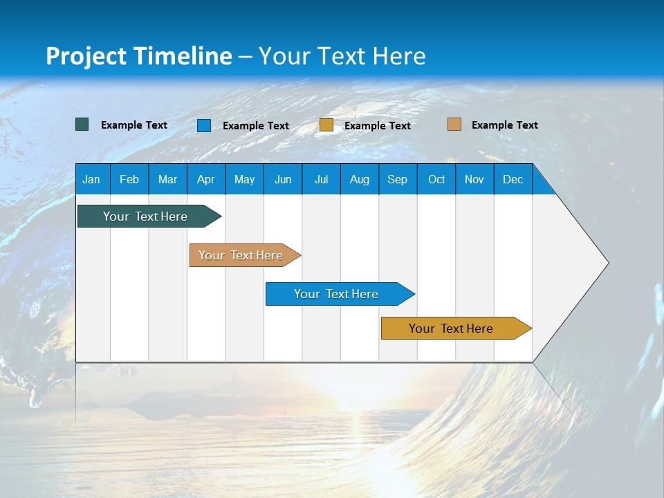 Climate Ripple Reflection PowerPoint Template