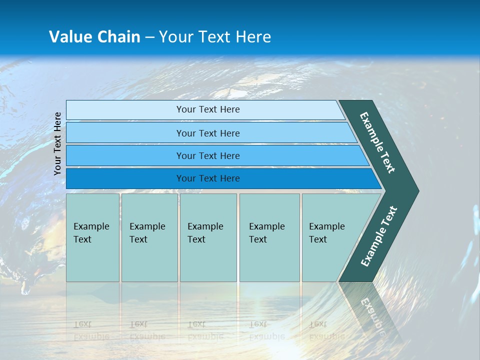 Climate Ripple Reflection PowerPoint Template