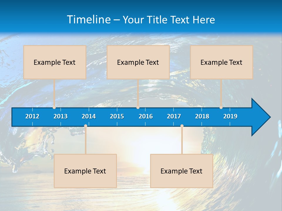 Climate Ripple Reflection PowerPoint Template
