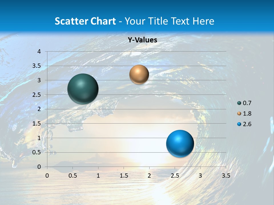Climate Ripple Reflection PowerPoint Template