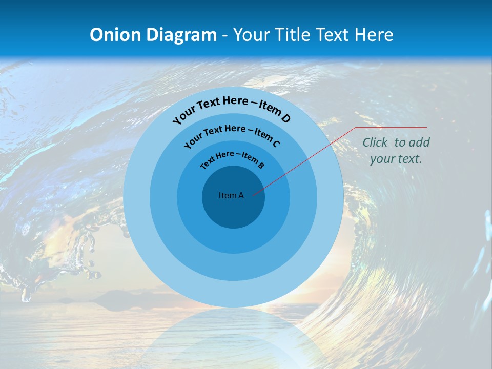 Climate Ripple Reflection PowerPoint Template