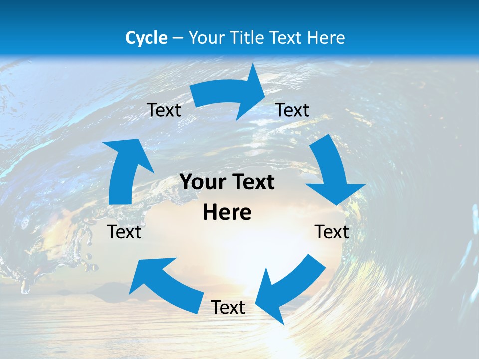 Climate Ripple Reflection PowerPoint Template
