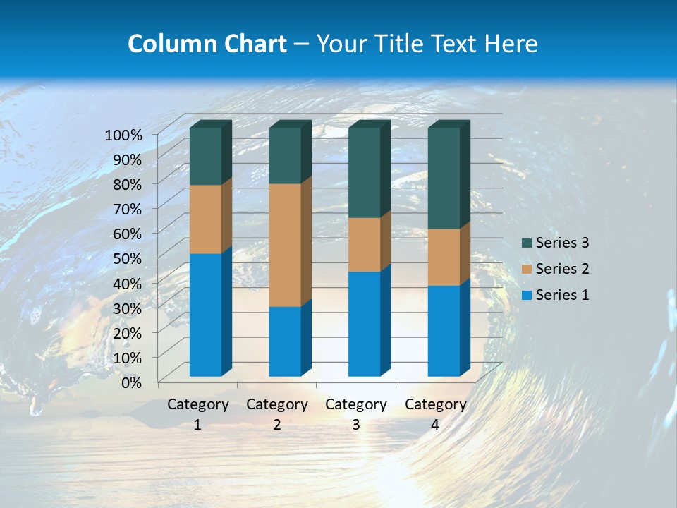 Climate Ripple Reflection PowerPoint Template