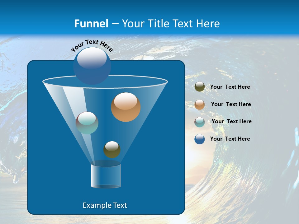 Climate Ripple Reflection PowerPoint Template