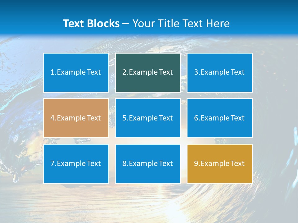 Climate Ripple Reflection PowerPoint Template