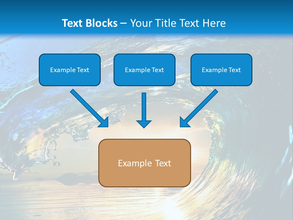 Climate Ripple Reflection PowerPoint Template