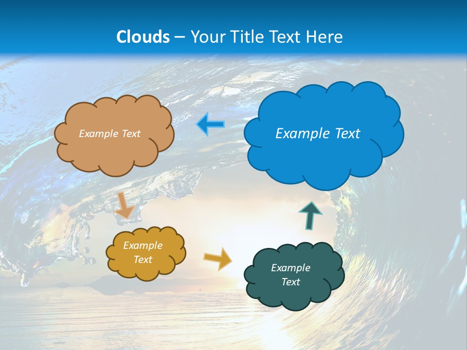 Climate Ripple Reflection PowerPoint Template