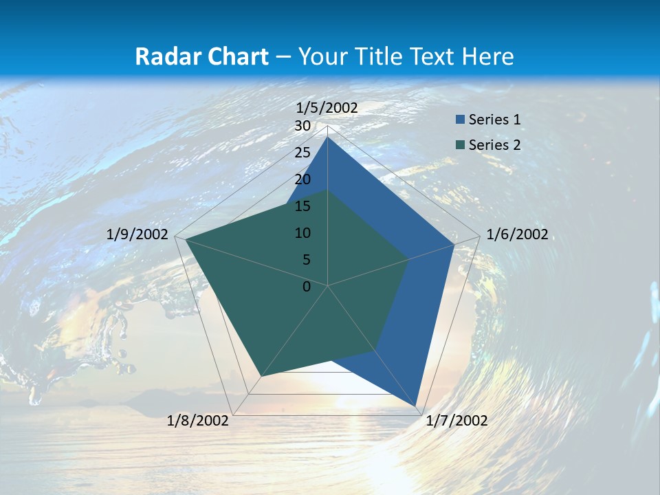 Climate Ripple Reflection PowerPoint Template