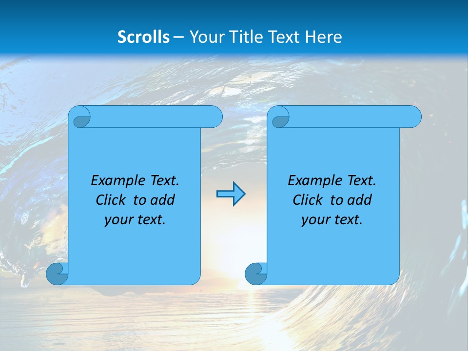 Climate Ripple Reflection PowerPoint Template