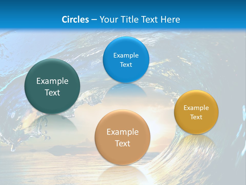 Climate Ripple Reflection PowerPoint Template