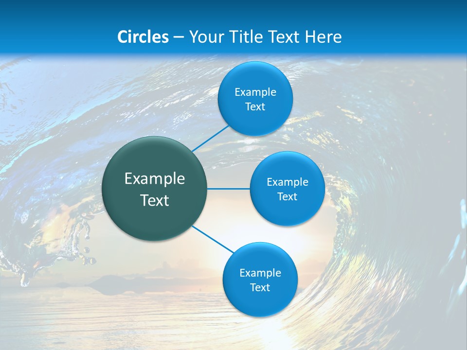 Climate Ripple Reflection PowerPoint Template