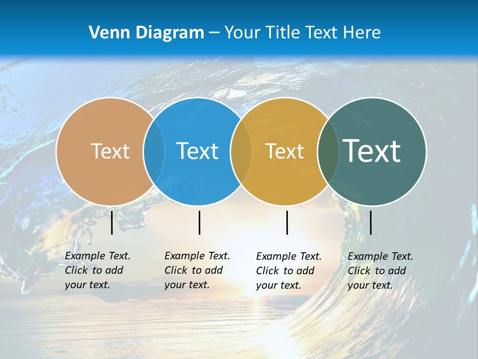 Climate Ripple Reflection PowerPoint Template