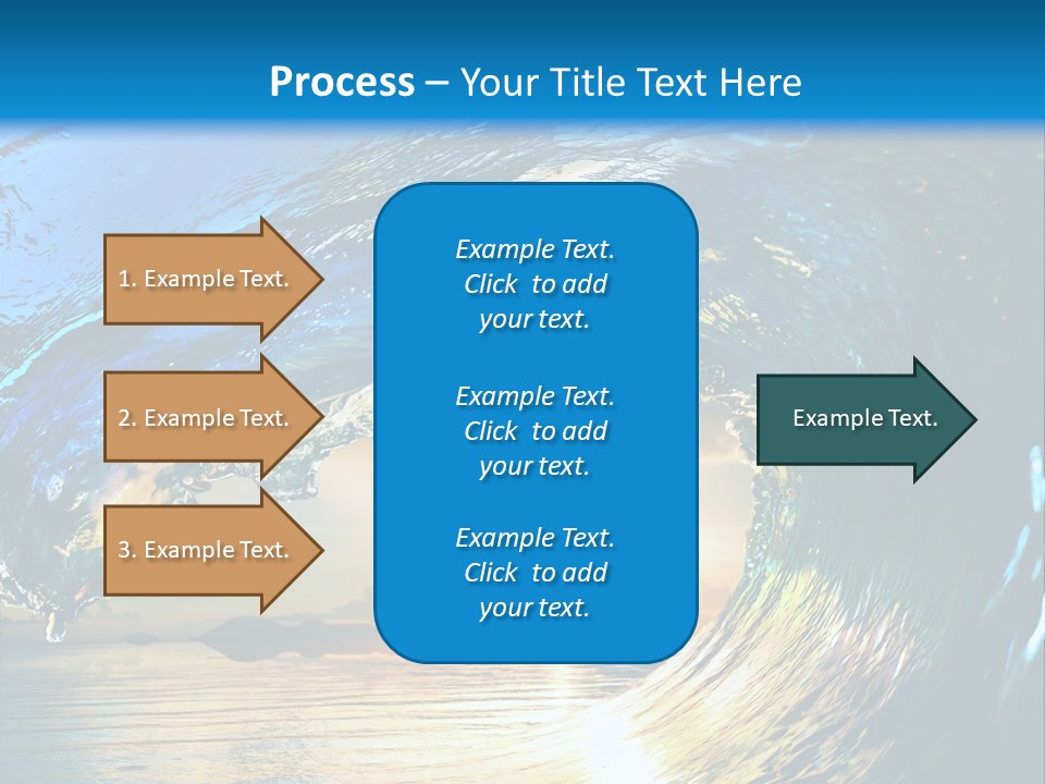 Climate Ripple Reflection PowerPoint Template