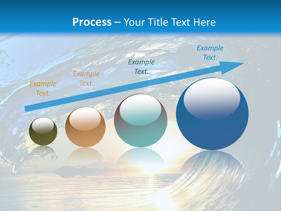 Climate Ripple Reflection PowerPoint Template