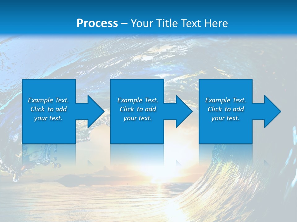 Climate Ripple Reflection PowerPoint Template