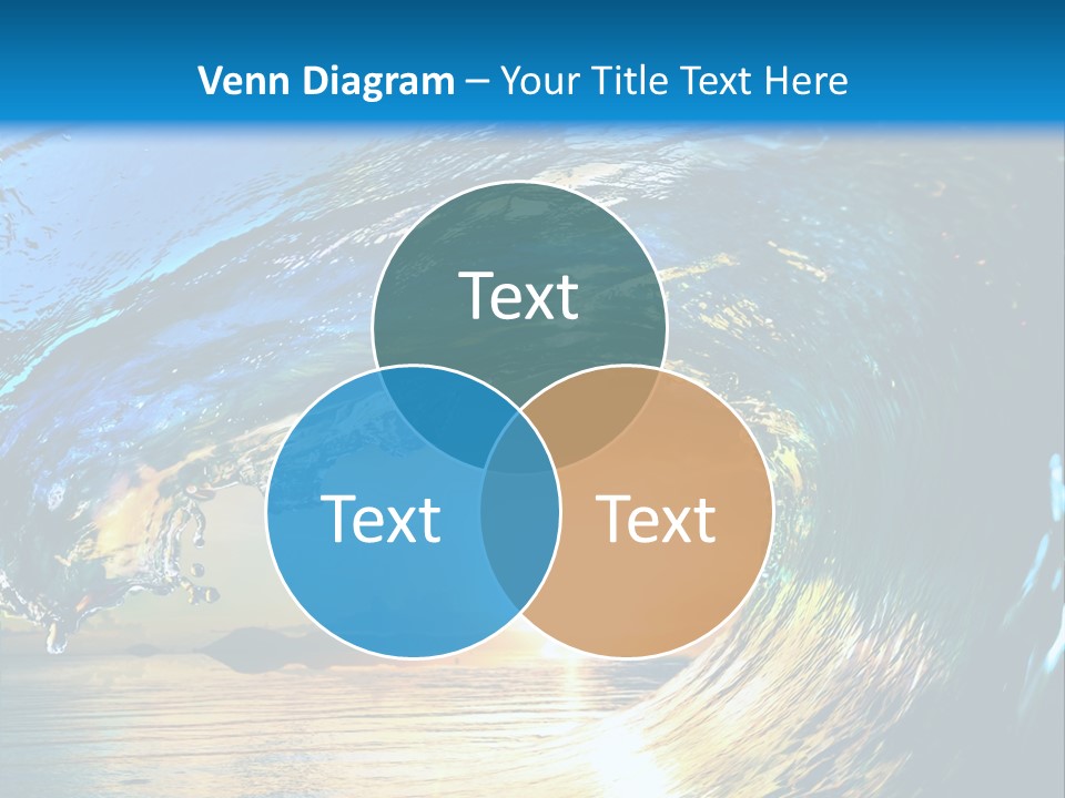 Climate Ripple Reflection PowerPoint Template