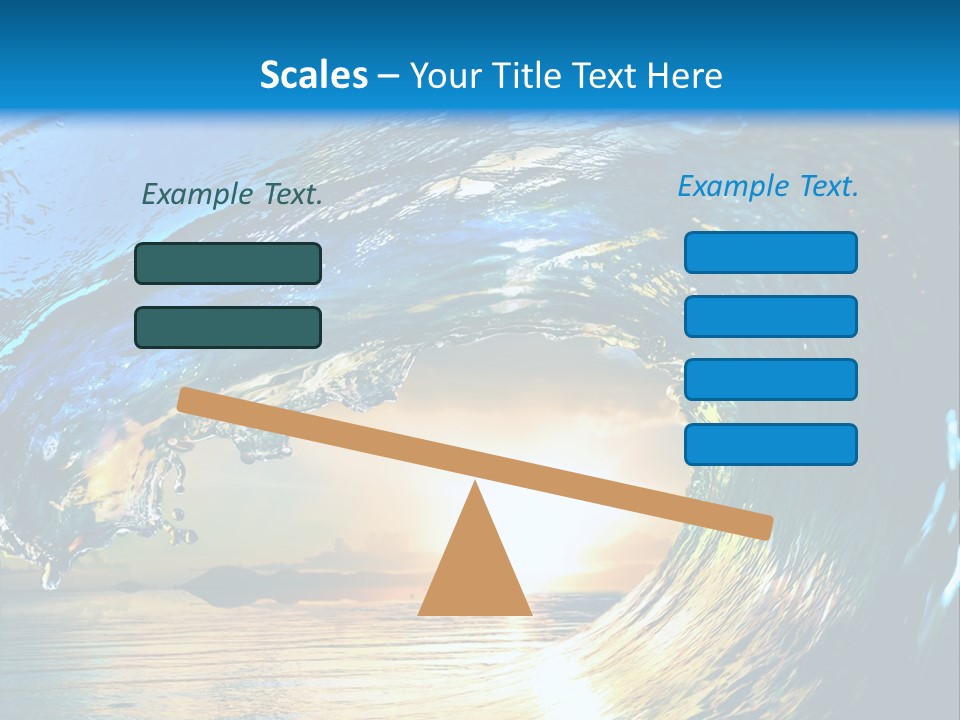 Climate Ripple Reflection PowerPoint Template