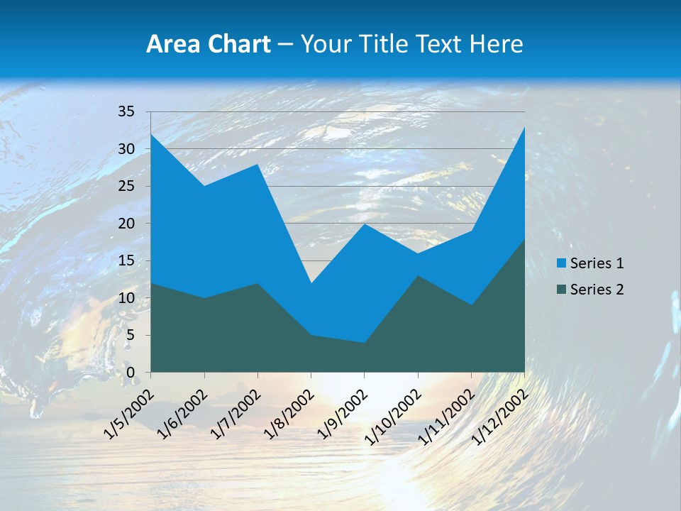 Climate Ripple Reflection PowerPoint Template