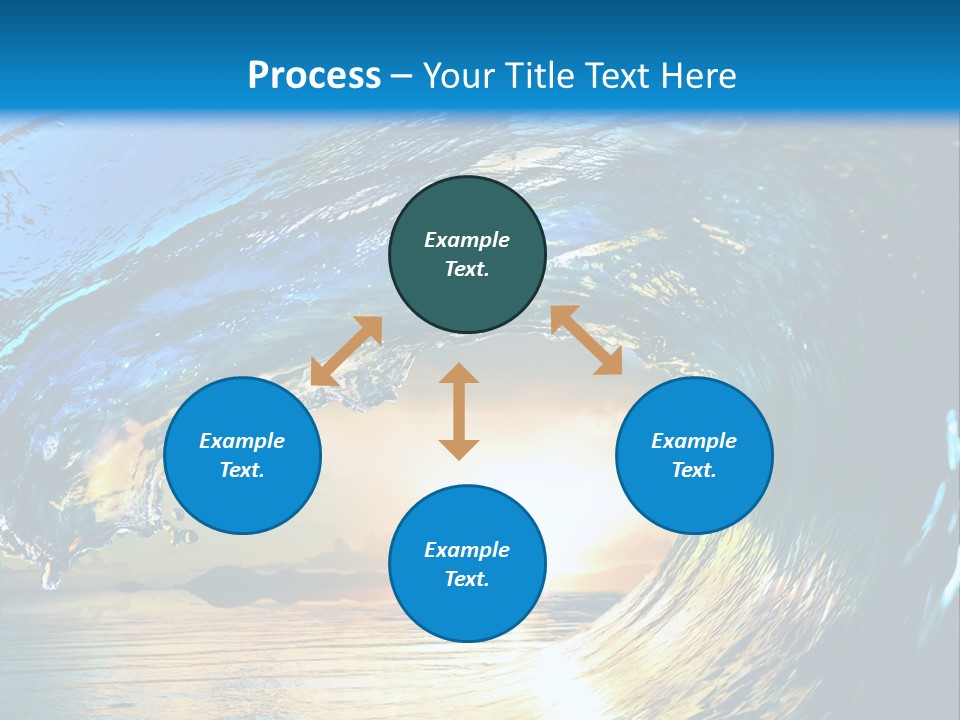Climate Ripple Reflection PowerPoint Template