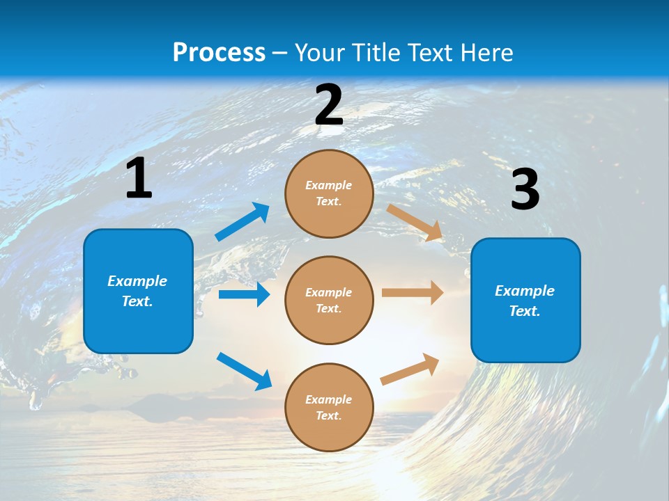 Climate Ripple Reflection PowerPoint Template
