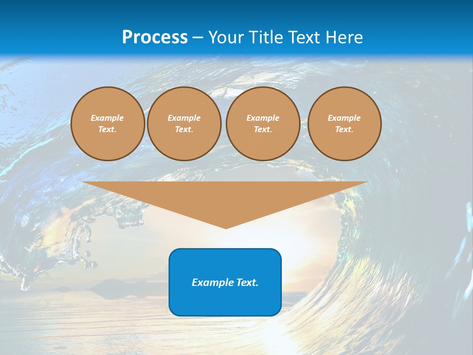 Climate Ripple Reflection PowerPoint Template