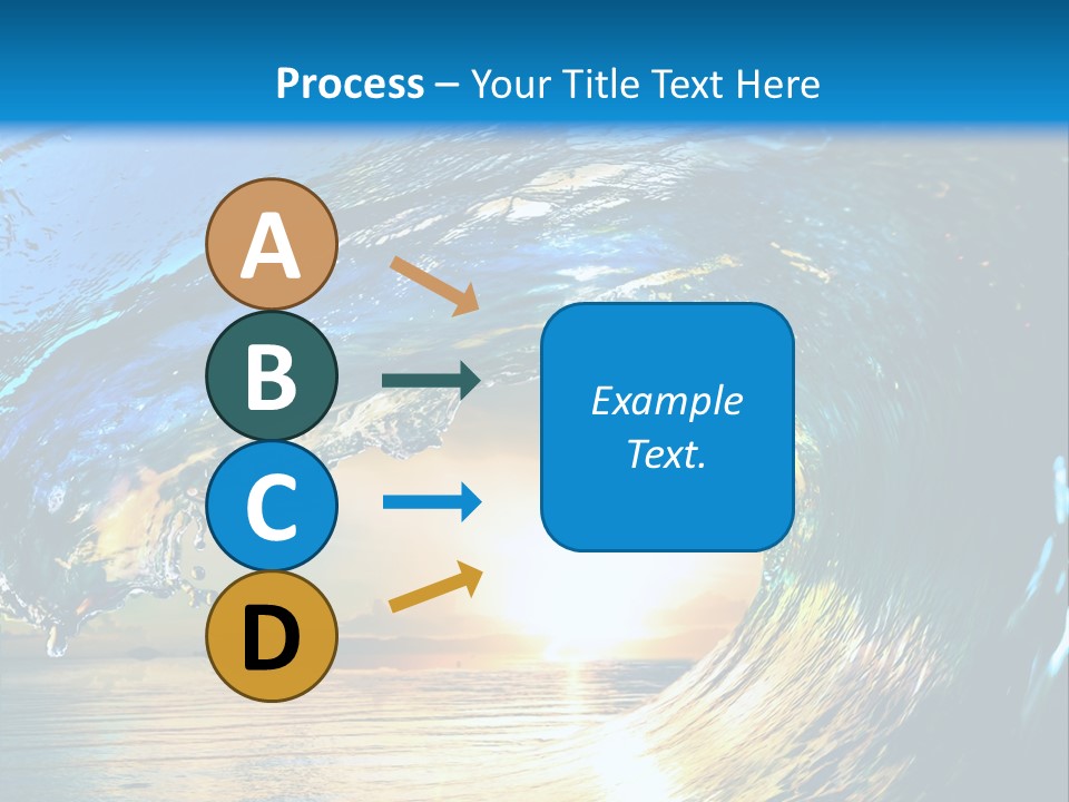 Climate Ripple Reflection PowerPoint Template
