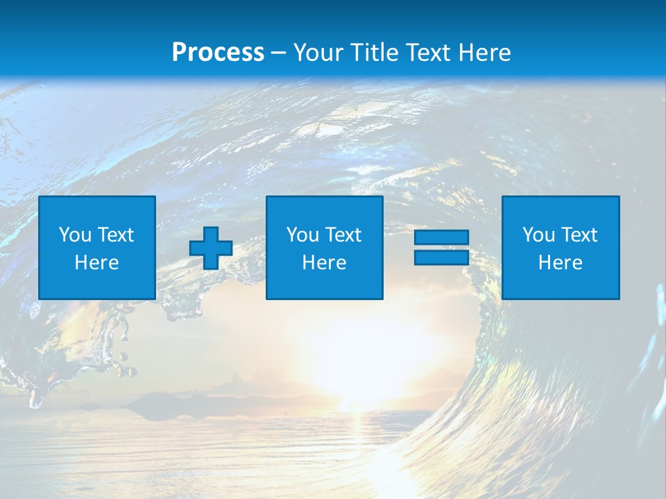 Climate Ripple Reflection PowerPoint Template