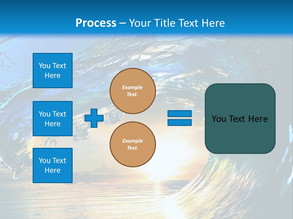 Climate Ripple Reflection PowerPoint Template