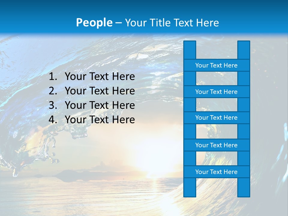 Climate Ripple Reflection PowerPoint Template