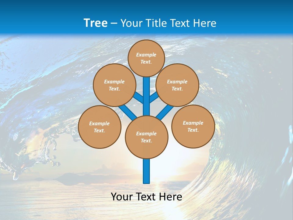 Climate Ripple Reflection PowerPoint Template