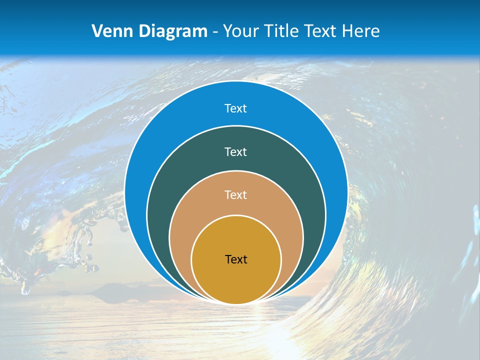 Climate Ripple Reflection PowerPoint Template