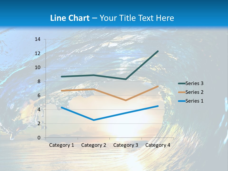 Climate Ripple Reflection PowerPoint Template
