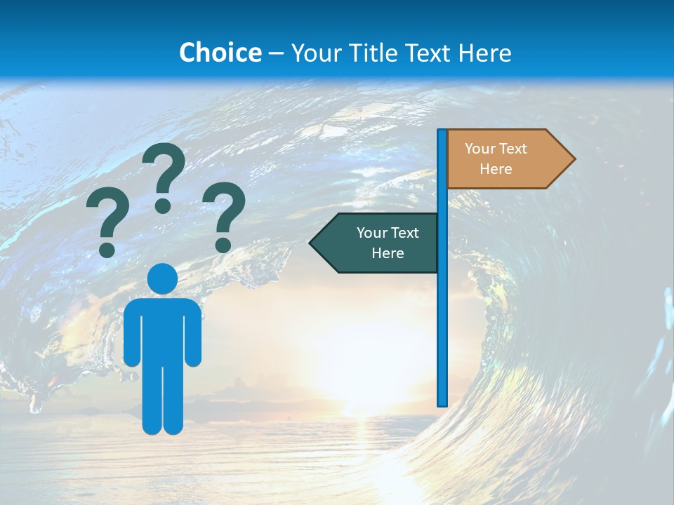 Climate Ripple Reflection PowerPoint Template