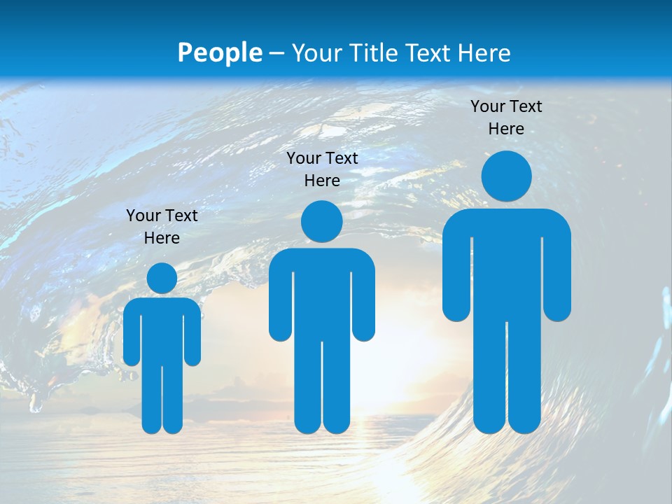 Climate Ripple Reflection PowerPoint Template